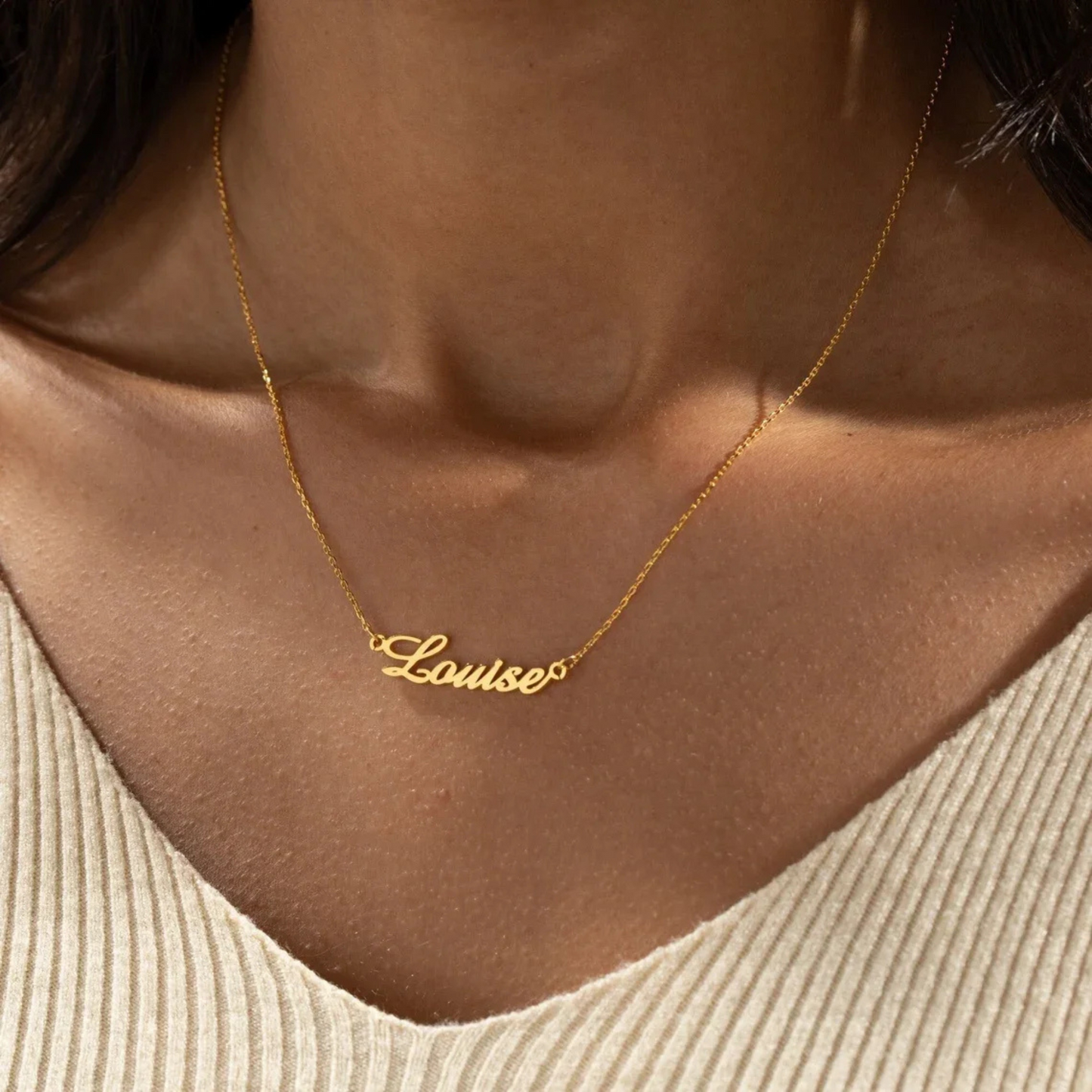 Collier Prénom Or Personnalisé – Avelline Paris