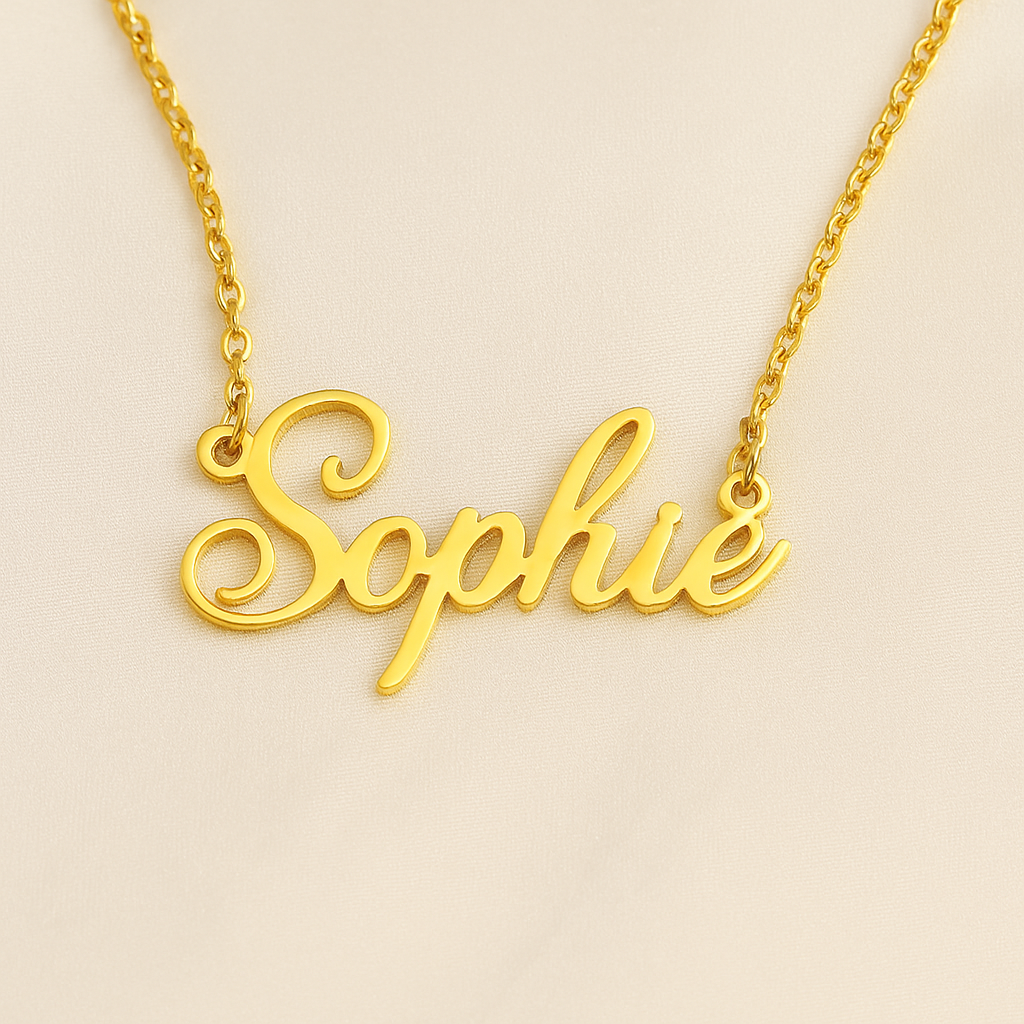 Collier Prénom Or Personnalisé – Avelline Paris