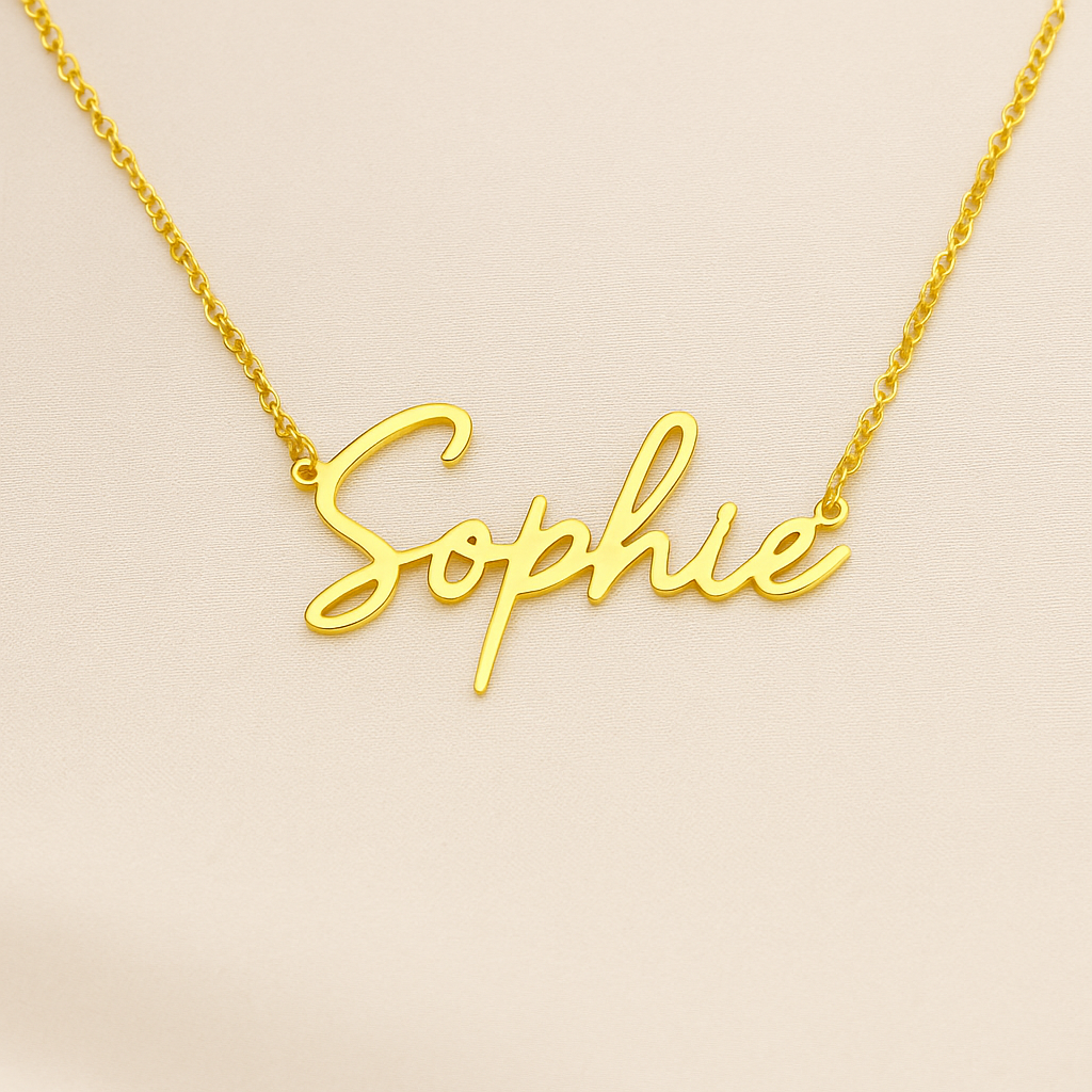 Collier Prénom Or Personnalisé – Avelline Paris
