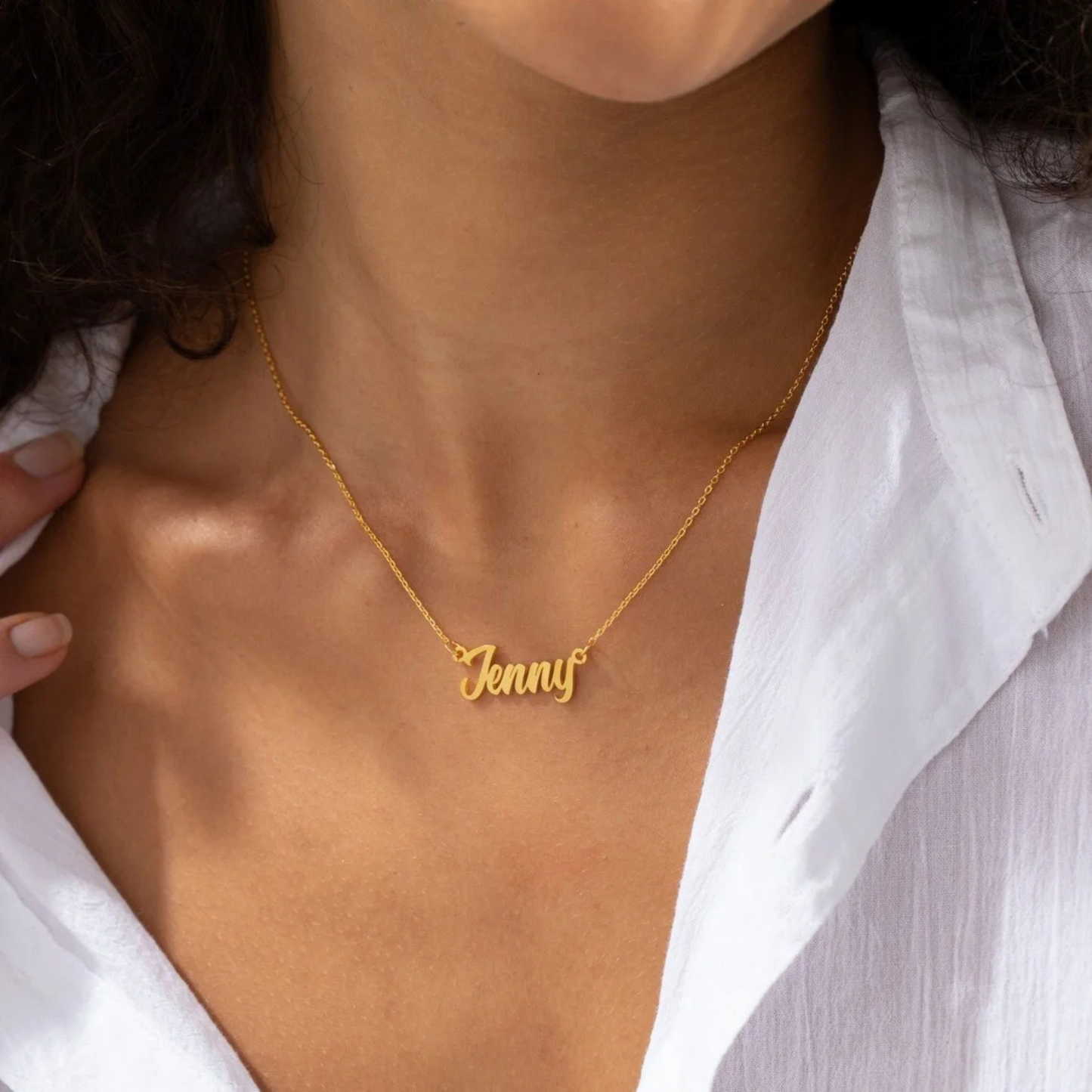 Collier Prénom Or Personnalisé – Avelline Paris