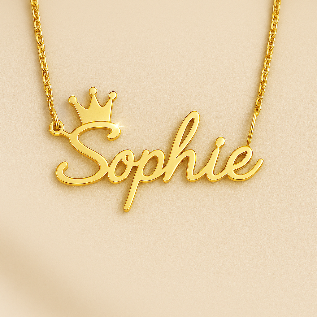 Collier Prénom Or Personnalisé – Avelline Paris